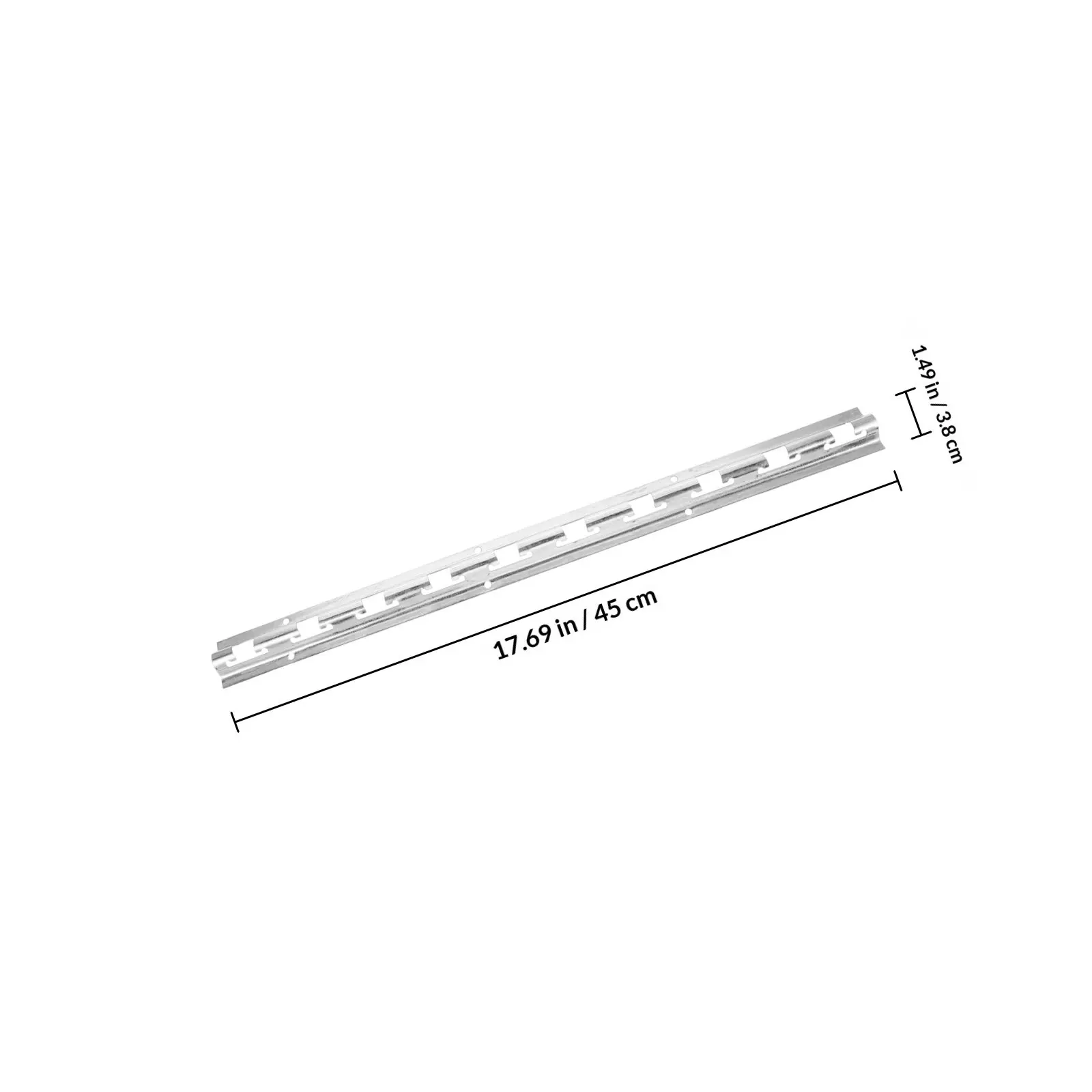 Galvanized Bone Door Curtain Hardware Self-Absorbing Bracket Stable Track Clips for Vinyl Strip Curtains