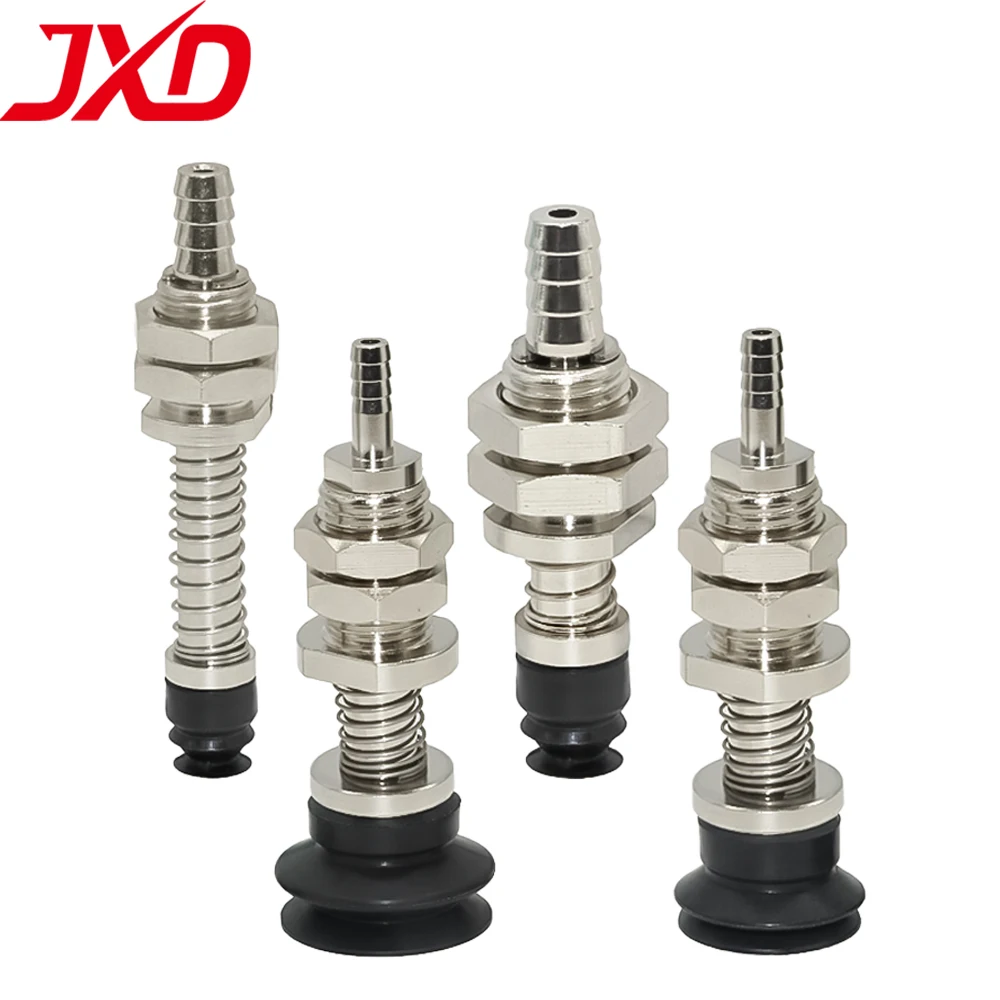 

JXD PBFS Series PBFS-06/08/10/15/20/25/30/35/40/50-N Black NBR Double Layer Vacuum Suction Cup