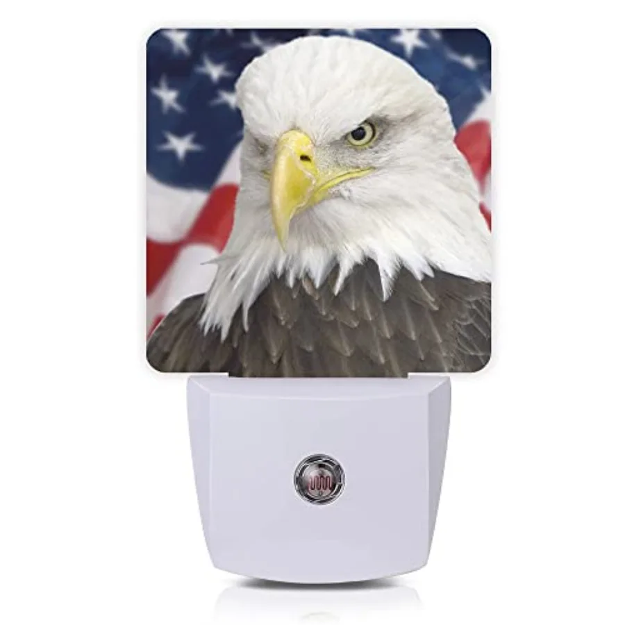 Night Light, Eagle Night Lights 0.5W Sleep Friendly for Boys Girls Led Lamp Dusk to Dawn Sensor Nightlight for Stairway/Hallway