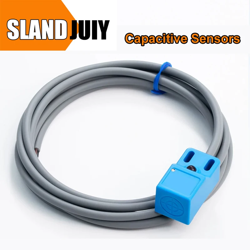 Rectangular Capacitive Sensors 5mm Range NO and NC, 3-wires 4-wires Non-metallic and Metallic Objects Detection