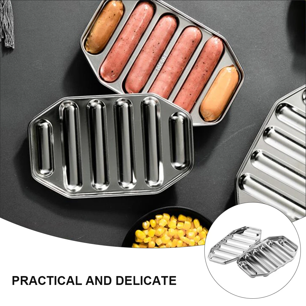 

Stainless Steel Sausage Mold 304 for Food Hot Dog Pudding Steamed Cake Mold Kitchen Supplies Non Toxic