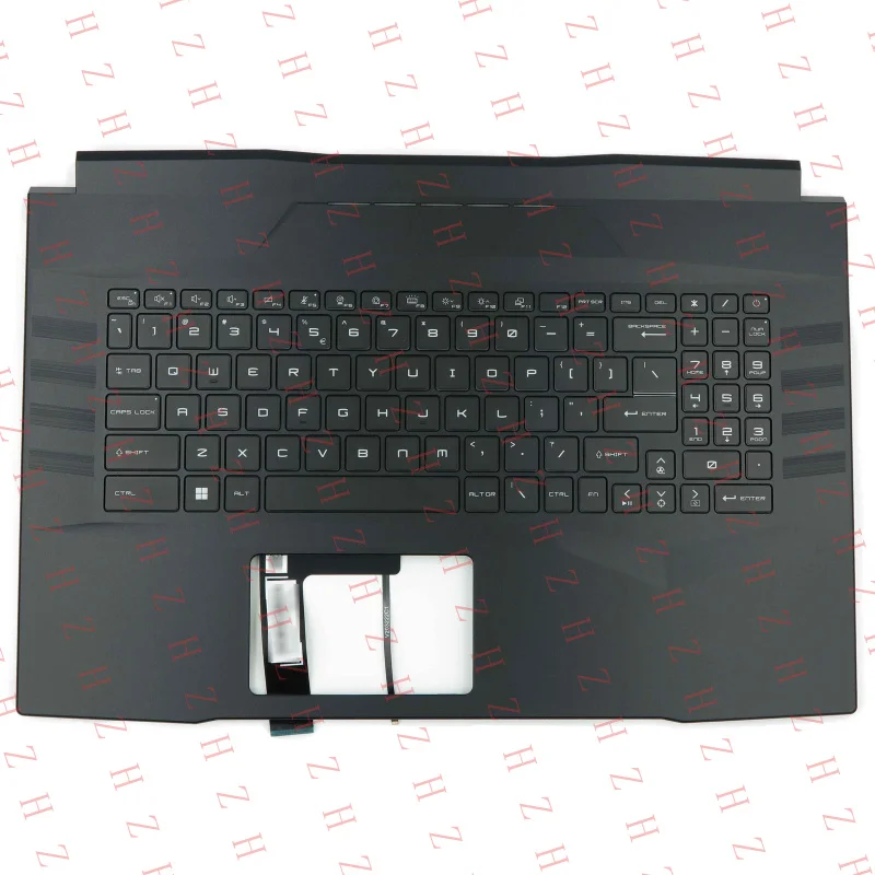 P+ FOR MSI Pulse GL76 11UE GL76 11UEK Palmrest Keyboard LED RGB US-International