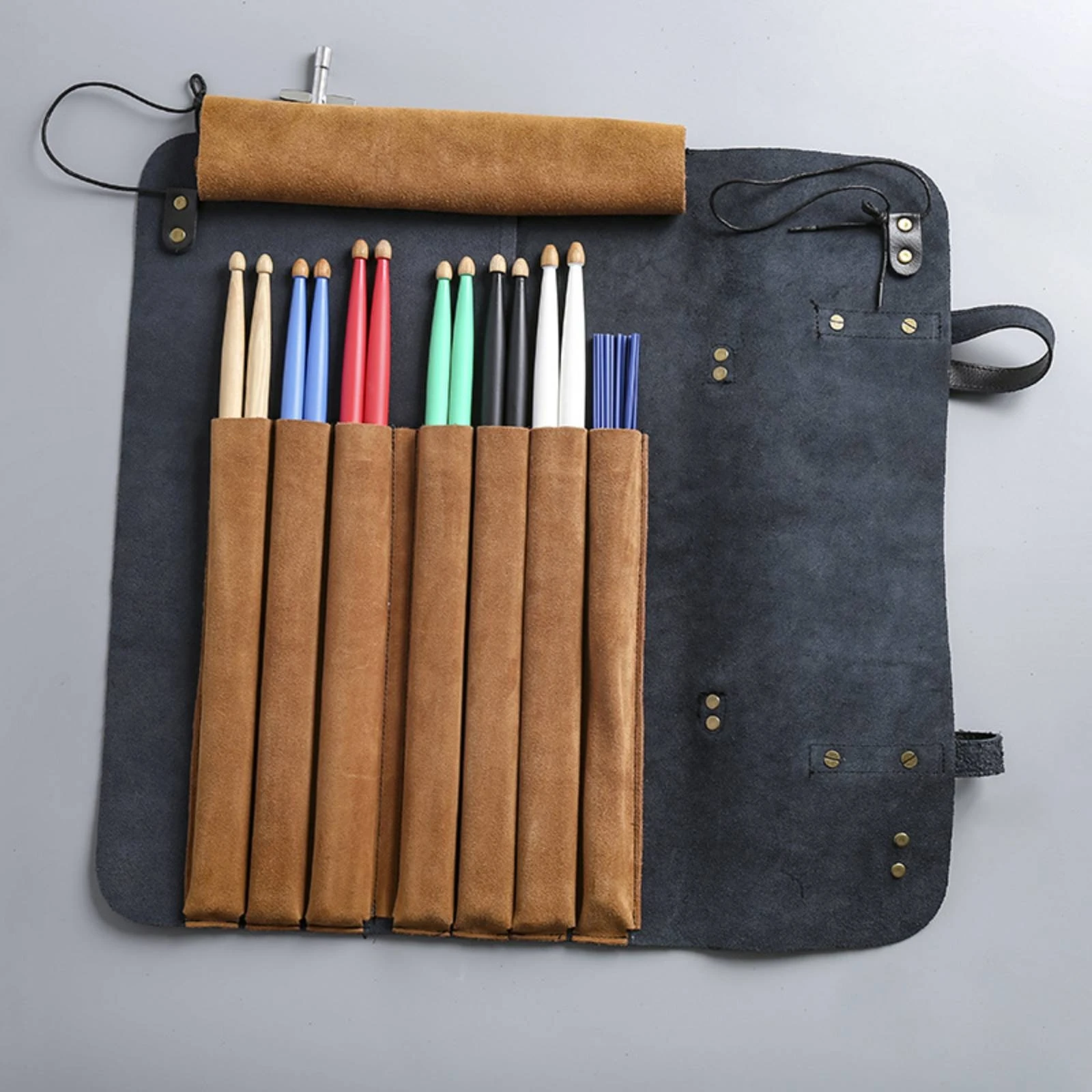 bolsa-de-cuero-para-baquetas-bolsa-portatil-para-baquetas-con-asa-organizador-compacto-para-accesorios-de-bateria-duradera-para-bateristas-y-conciertos
