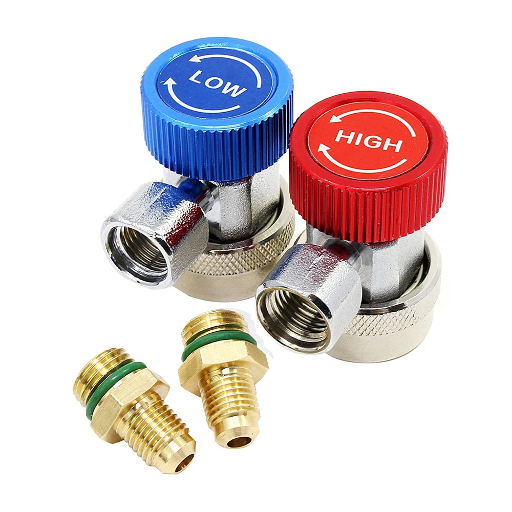 R134a H/L quick release adapters car air conditioner coupler adaptors for air conditioner Freon