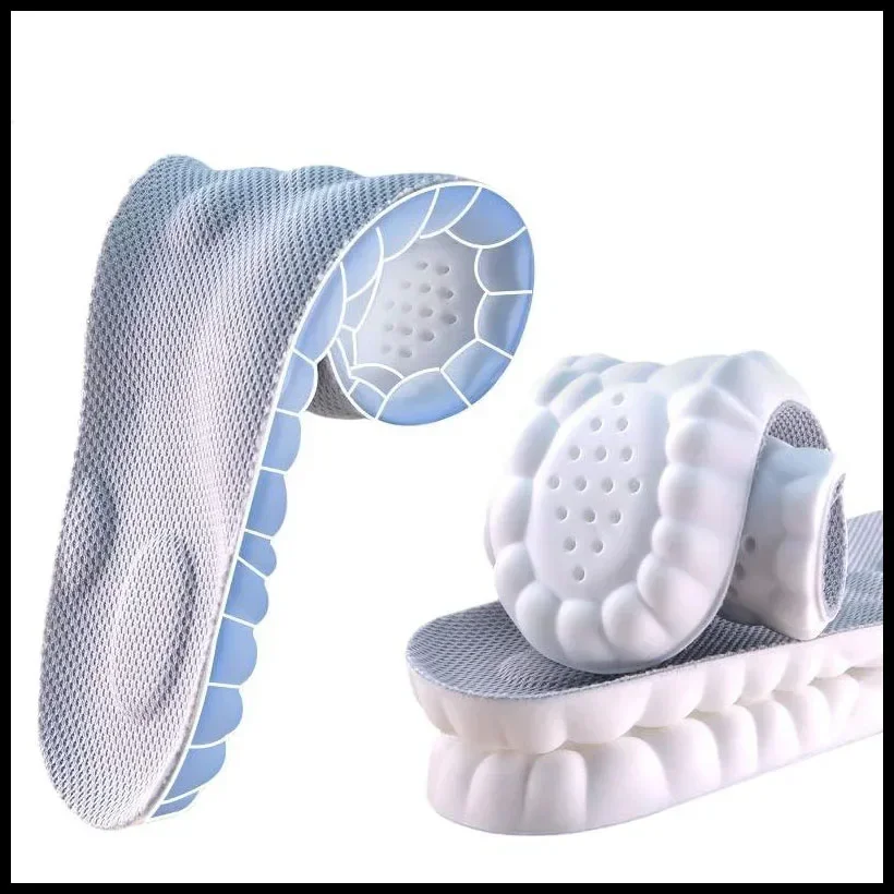 Cloud Comfort Insoles for Men & Women - All-Day Pain Relief with 4D Memory Foam, Breathable & Sweat-Absorbing Design