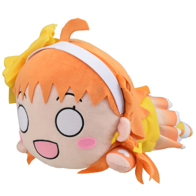 

New Japan Anime Love Live Sunshine School Idol Project Takami Chika Lying Down Big Plush Stuffed Pillow Doll Toy Kids Gifts 40cm