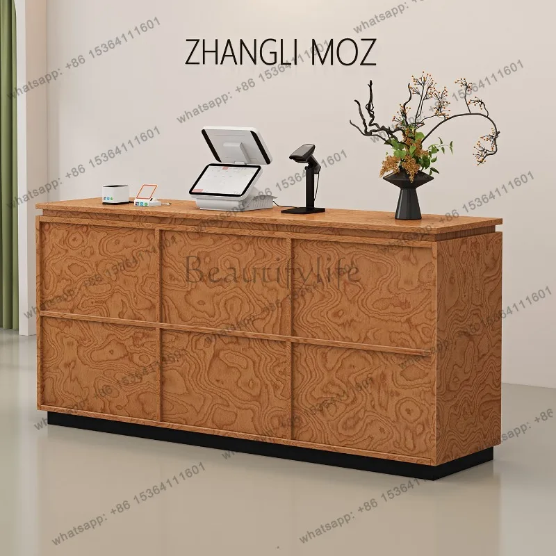 PG Hotel Minimalist Reception Desks Modern Small Beauty Salon Design Reception Desks Display Welcome Mostrador Lounge Furniture