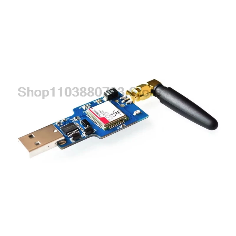 USB To GSM Module Quad-band GSM GPRS SIM800 SIM800C Module For Wireless Bluetooth SMS Messaging With Antenna