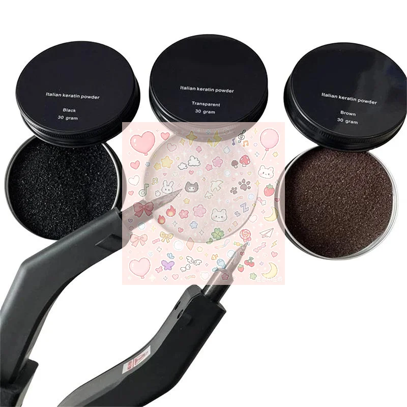 30g Italian Keratin Glue Hot Melt Keratin Glue Bonding Powder Protein Adhesive Glue For Pre-bonded Hair Extensions