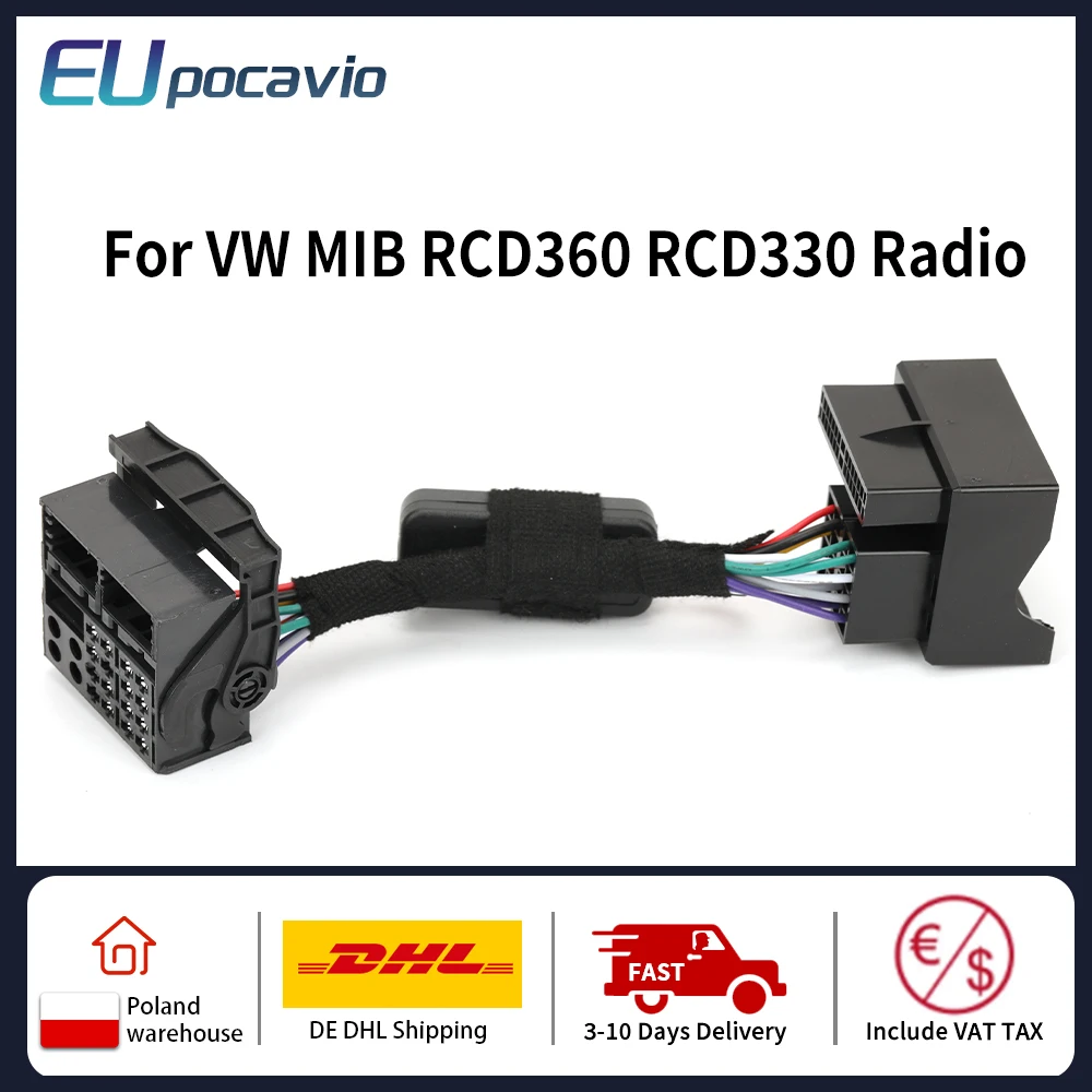 Simulator Decoder voor Noname RCD330 RCD360RPO RCD440PRO RCD780PRO voor VW vóór 2009 met 8-knops multifunctioneel stuurwiel