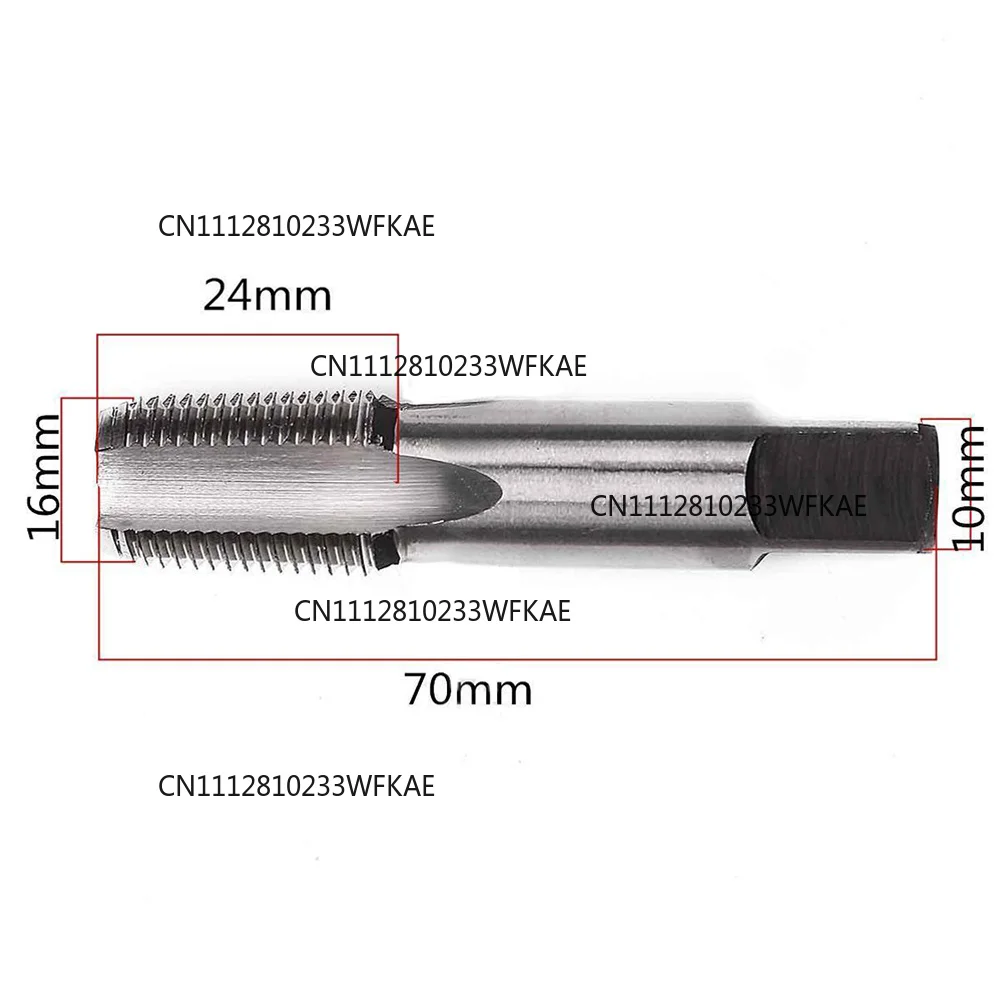 High Speed Steel Screw Threaded Tap 3/8-18 NPT Taper Pipe Tap For Cutting Pipes Internal Threads Maintenance Repair Hand Tools