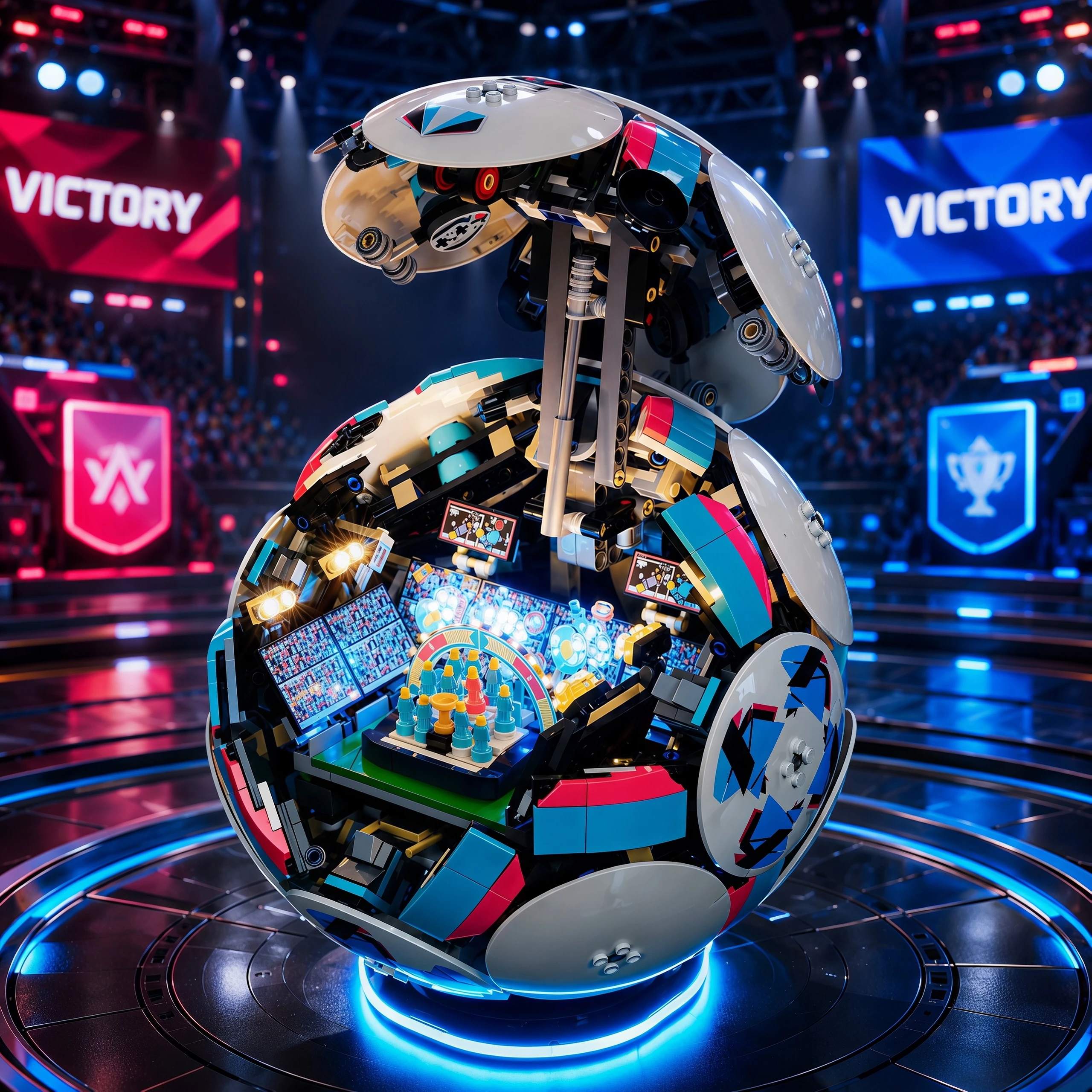HPROSPER LED-Zusatzbeleuchtung (kein Modell) für LEGO 43019 Fußball-WM-Spiele, einfache Installation, versteckte Verkabelung