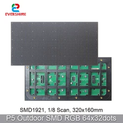 DIY Outdoor IP65 P5 320*160 LED Full-Color Module Display 64*32 Pixels 1/8 Scan RGB Led Matrix Wall Screen 3In1 SMD Panel Lights