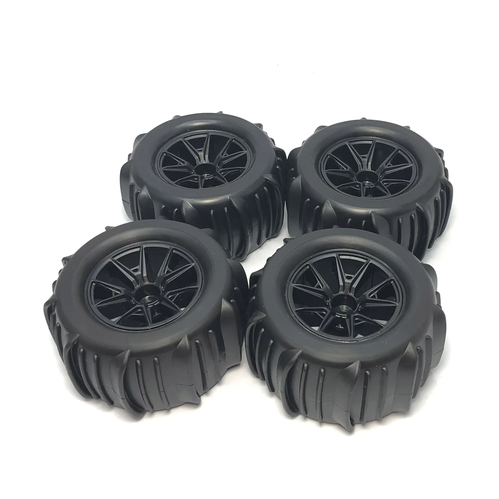 4Pcs Hex Snow Sand Monster Tires Wheel for SCY 16101 16102 144001/124018/124016/124017/H16P/H16E 1/14 1/16 1/18 RC Off-road Car