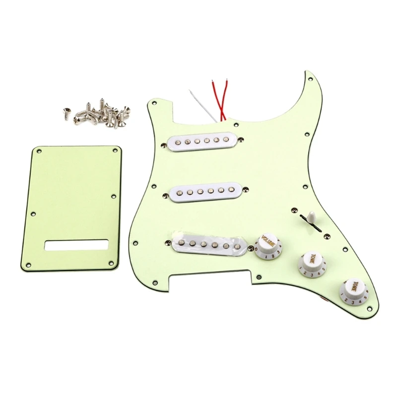 

11 Holes Guitar Prewired loaded Pickguards Single Coil Pickup Pickguards Electric Guitar AntiScratch Plate Guitar Part 69HD