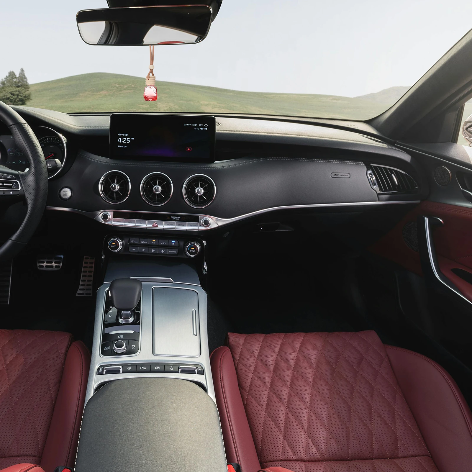 

5Pcs Car Perfume Bottle Pendant Hanging Essential Oil Diffuser Aromatherapy Air Freshener Perfume Bottle Essential Oil Diffuser