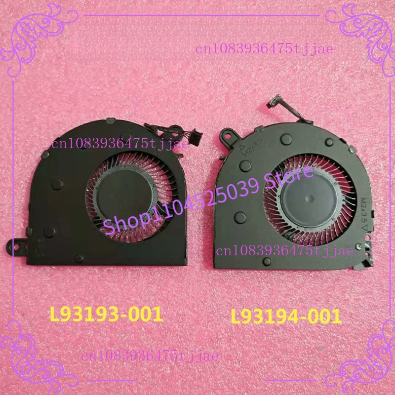 Replacement Laptop Cooling Fan for HP TPN‑C149 ENVY X360 15m‑ED EE L93193‑001 L93194