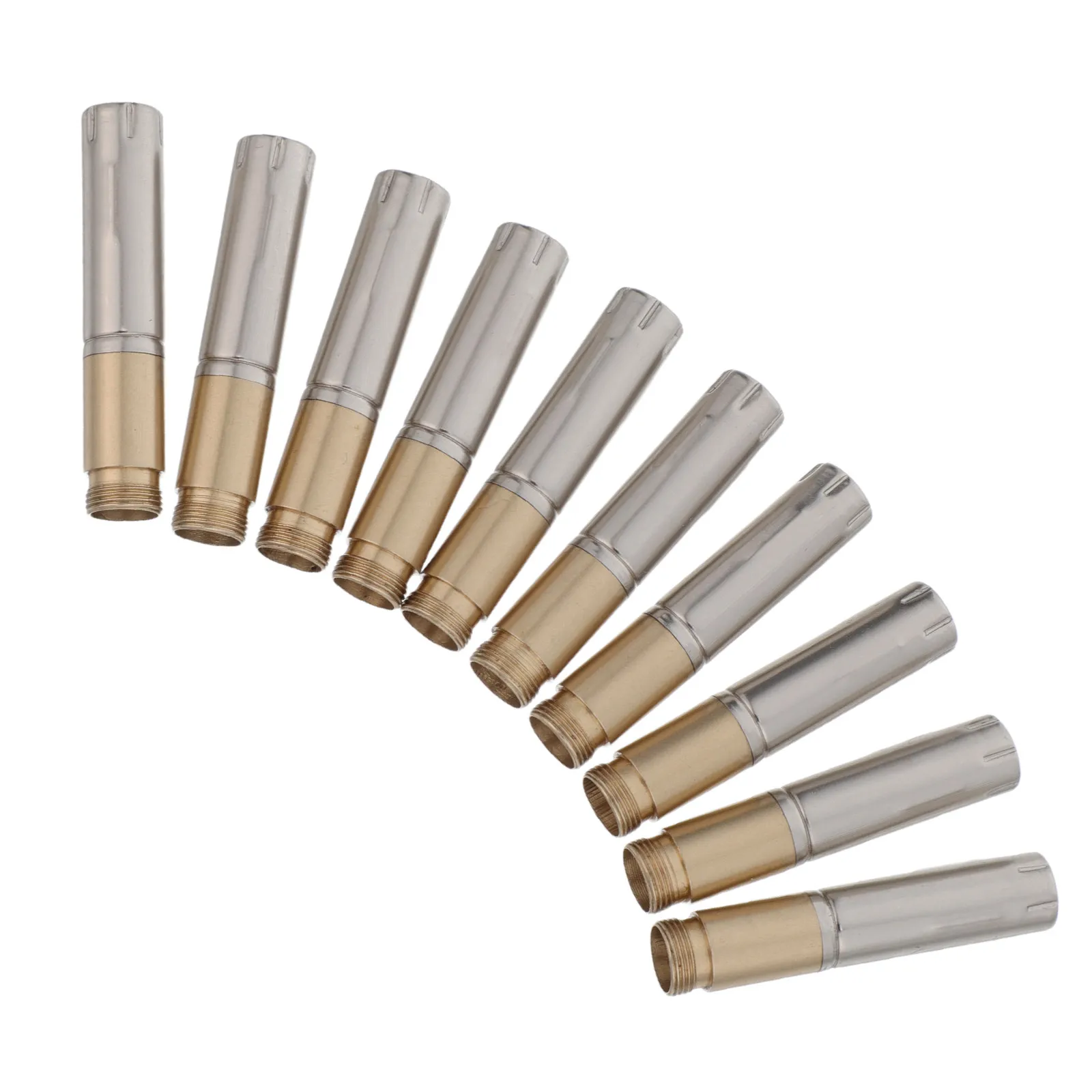 

10Pcs Metal Pen Movement External Thread Core 7.3mm Ballpoint Refill for High-Performance Long-Lasting Writing