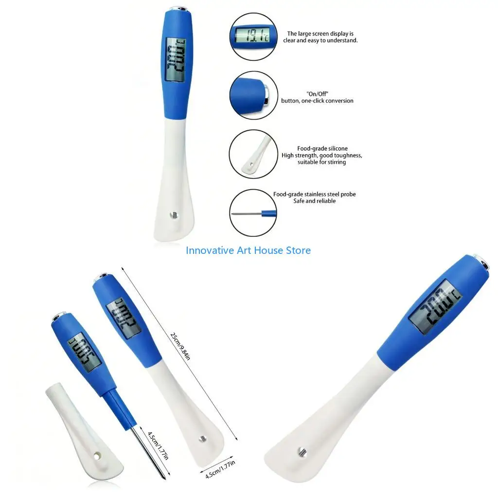 E1PC Accurate Digital Temperature Monitor And Rubber combiner For Professional Cooks