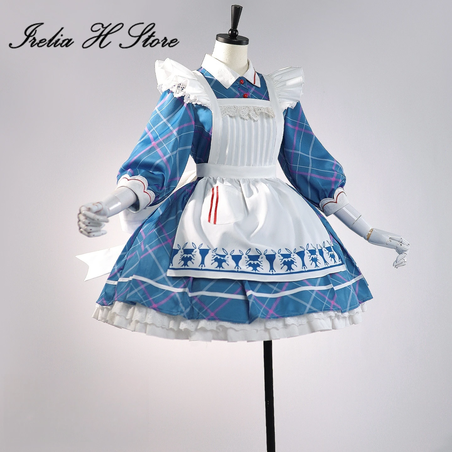 

Irelia H Arknights & White Rabbi Amiya Cosplay Costume Game Amiya Dress Female Halloween Costumes
