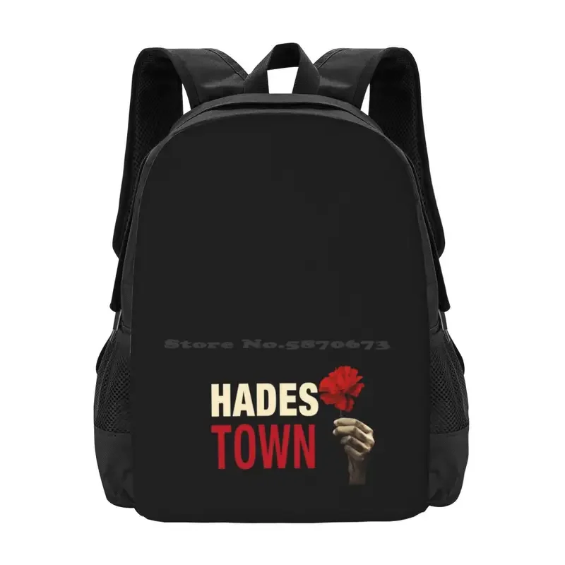 

Hadestown Hot Sale Schoolbag Backpack Fashion Bags Hadestown Musicals Theater London Westend Eve Noble Patrick Page Flower