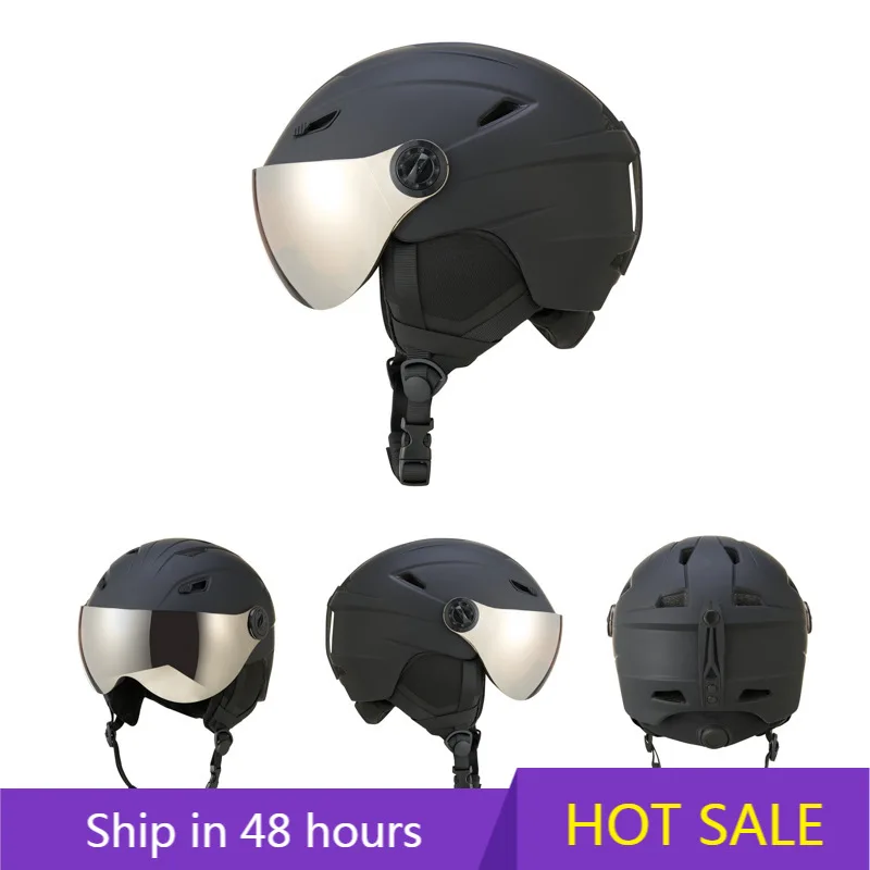 

POWER LEAP Ski Snowboard Helmet 2025 Ventilation System Upgrade Large Size Adults Ski Helmet With Goggles Best UV Protection