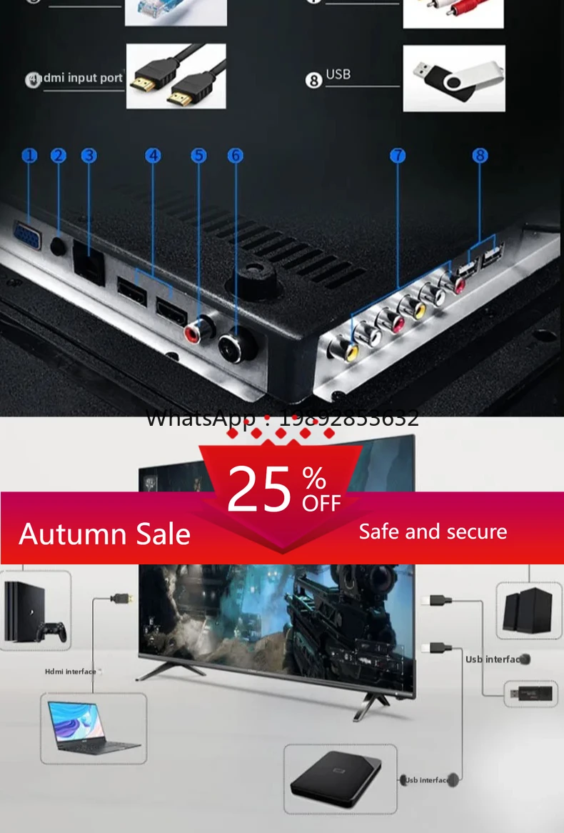 

ace world 65 inch TV network wireless LCD high definition