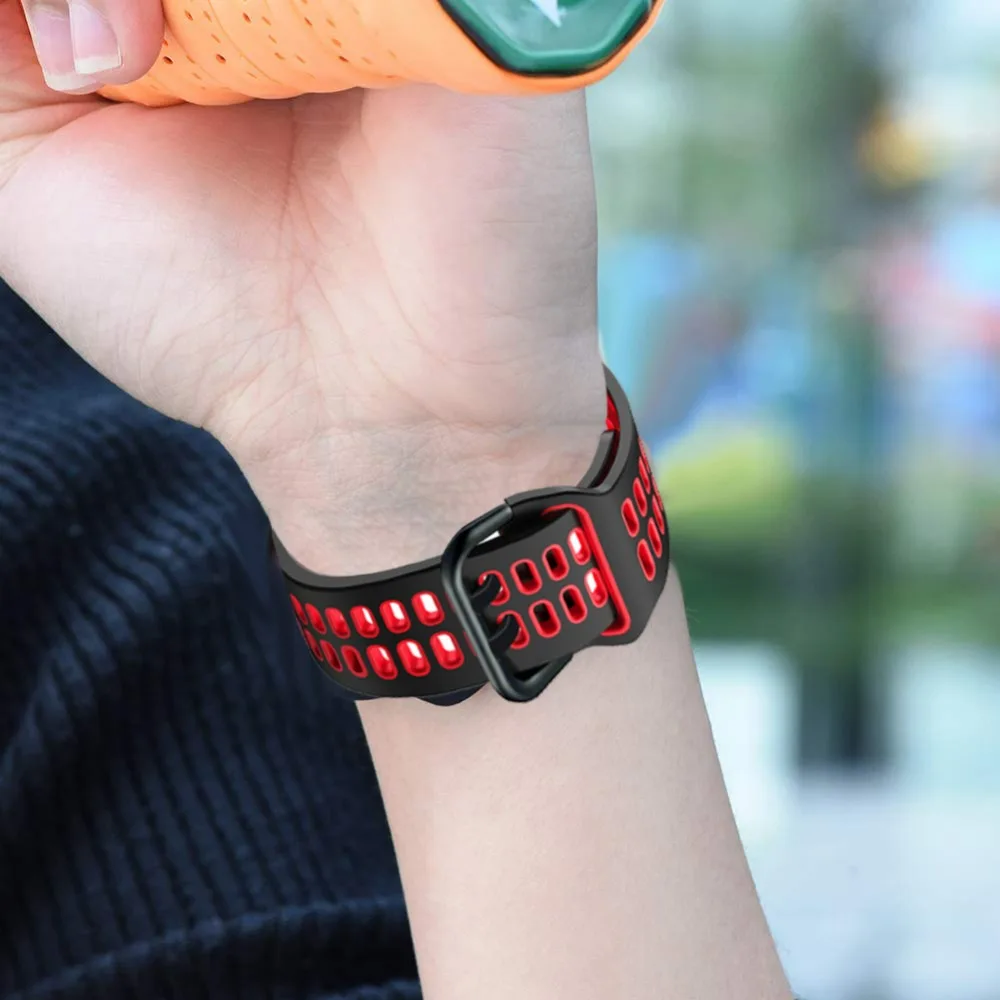 Silicone Strap For Samsung Galaxy Watch 7/6 44mm 40mm/6 Classic 47mm 43mm/5 Pro 45mm Band Galaxy Watch 5/4/Classic 46 42mm Strap