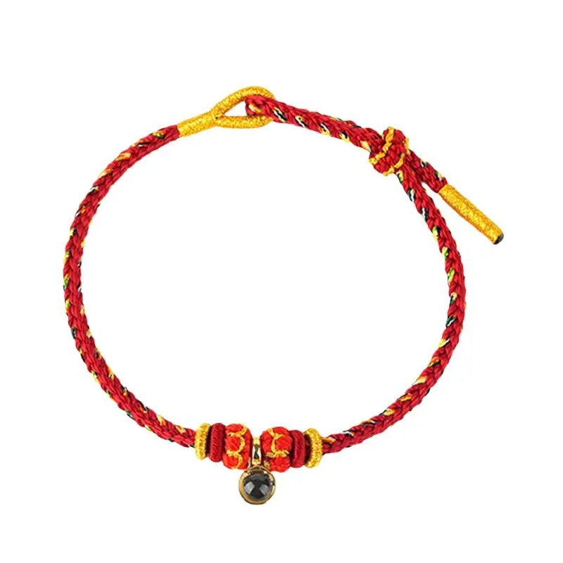 Eight Great Patron Saints Zodiac Hand Rope Projection Six Syllable Mantra DIY Woven Zodiac Year Unisex Jewelry Festival Gift