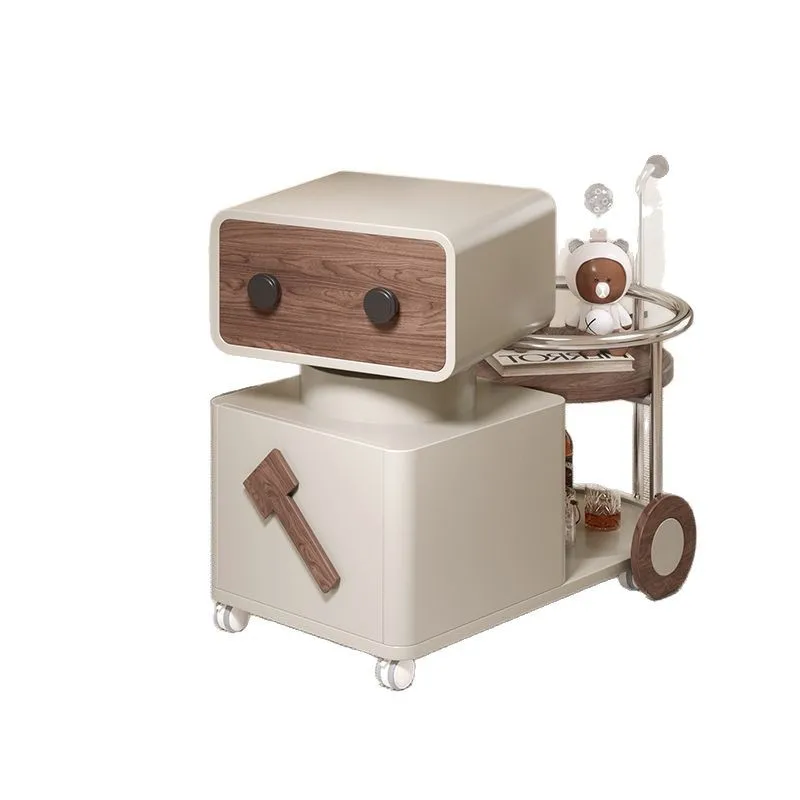 

Multifunctional mobile coffee table, simple household small apartment, modern living room side table, sofa side cabinet