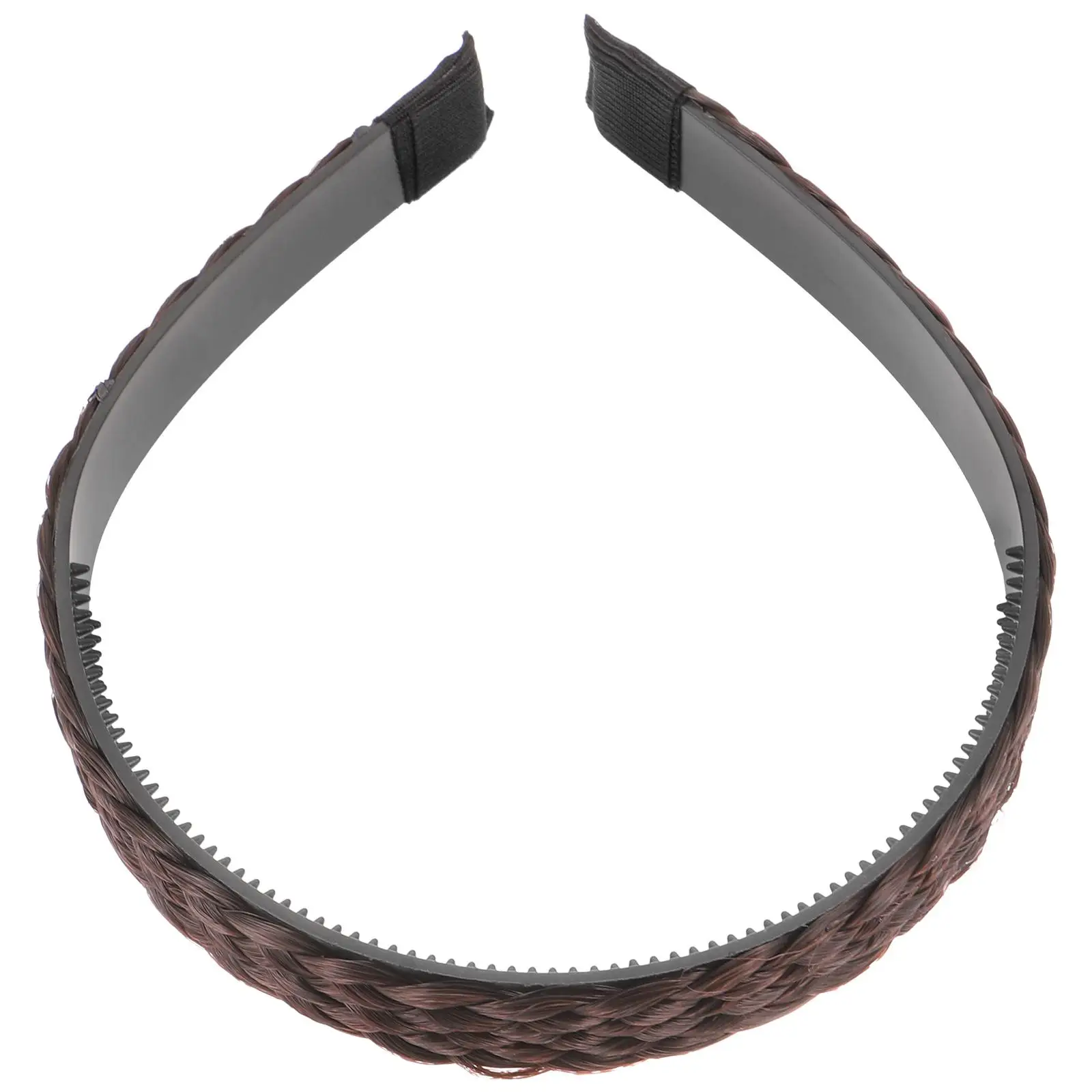 

Bands Non-slip Headband Hair Clip Long Headbands Womens Japanese Korean Black Braid Miss