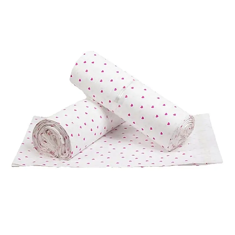 100PCS White Poly Envelope Self-sealing Adhesive Packaging Bag DIY Lovely Poly Mailer Postal Toys Clothes Shoe Box Gift Pouches