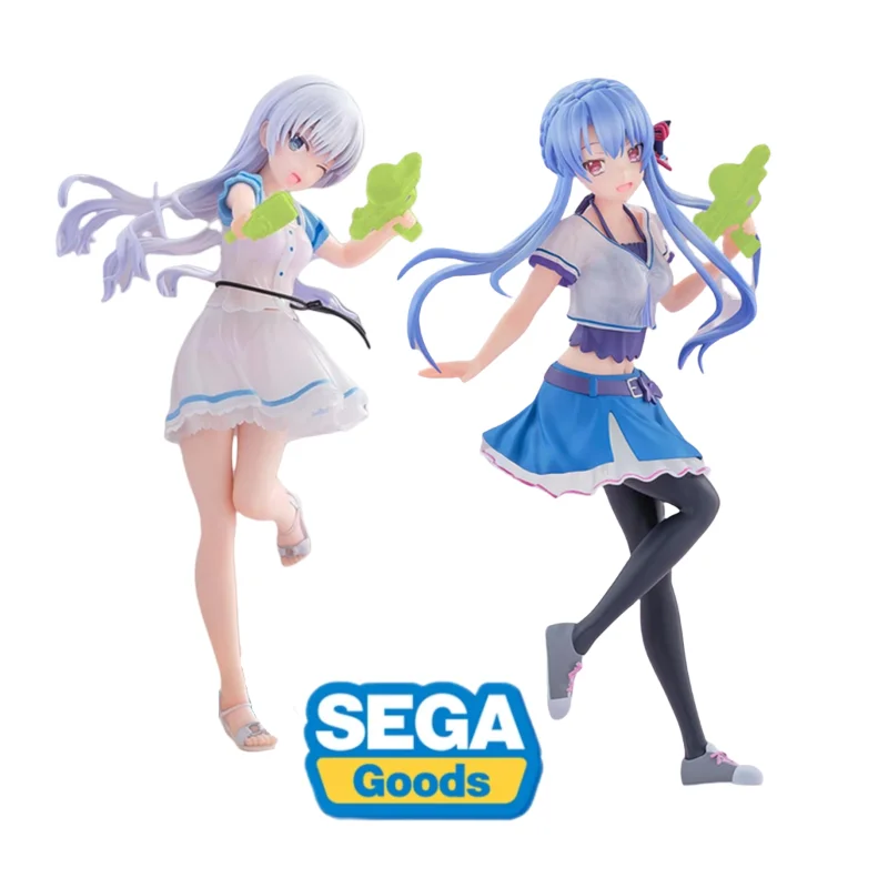 

In Stock Original SEGA Luminasta Summer Pockets Sorakado Ao Naruse Shiroha Anime Figure Model Collection Birthday Present Gifts