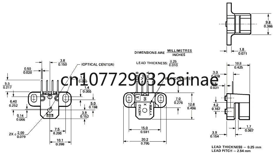 1000 Line Incremental Encoder H9731B Item AB DH2506-C01C-1000BSRaster Code Disk