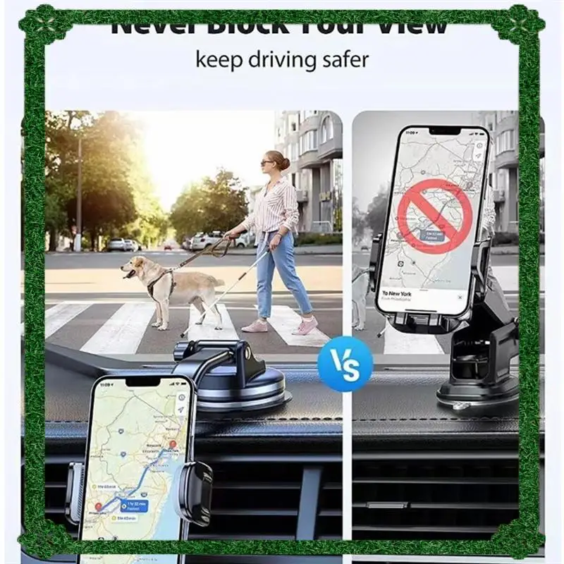 24-Hour Delivery AUTOP 360° Rotatable Car Phone Holder For Dashboard And Windshield Suction Cup Cell Phone Mount Navigation Brac