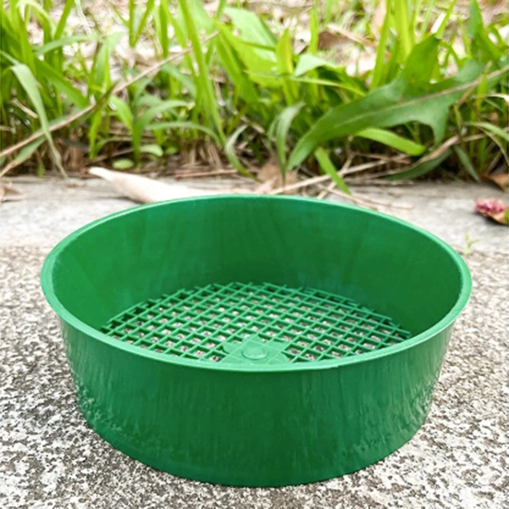 Large Heavy Duty Plastic Garden Soil Sieve with Mesh for Efficient Separation of Stones and Debris from Soil Sand and Compost