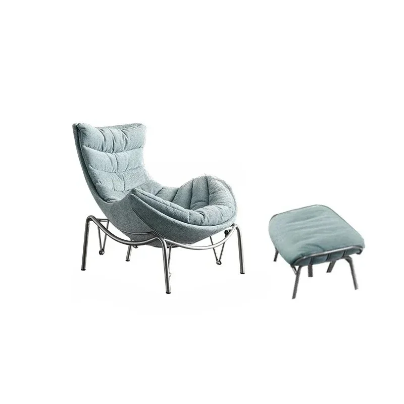 

Y Nordic creative adult recliner nap balcony living room fabric snail chair lazy leisure single sofa