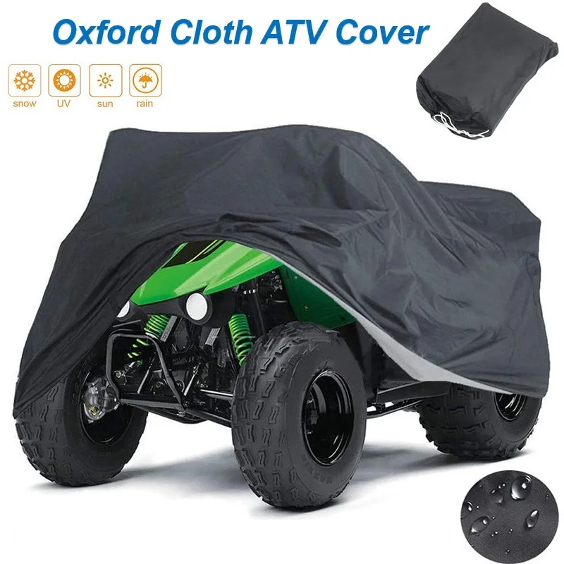 

190T ATV Cover Waterproof Heavy Duty Dune Buggy Clothing Visor Anti-UV D210 Oxford Cloth All-terrain Vehicle Quad Bike Parts