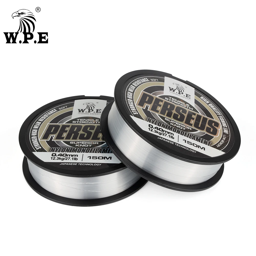 Hilo monofilamento de nylon W.P.E Perseus para carpa y black bass - imagen 2