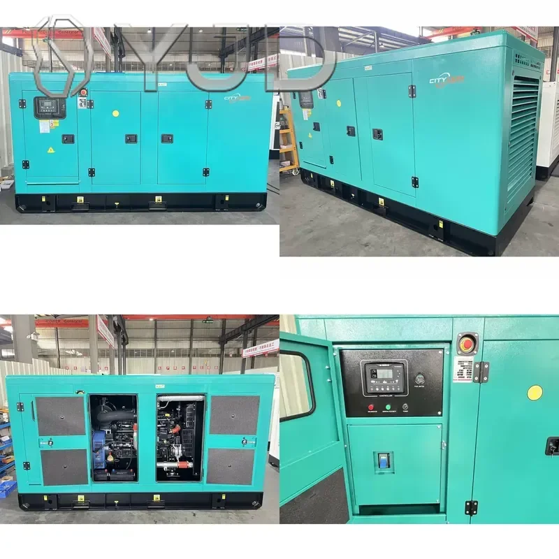 3 Phase 150 KVA 120KW Silent Generator Open Frame Auto Start Remote Start