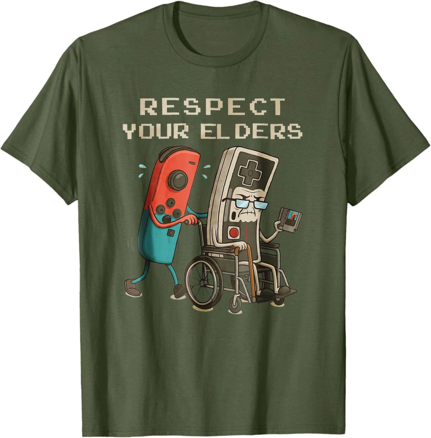 어른을 존중하세요. 복고풍 게임, 재미있는 게이머, 8 - Retro Gaming T Shirt 리뷰 및 가격