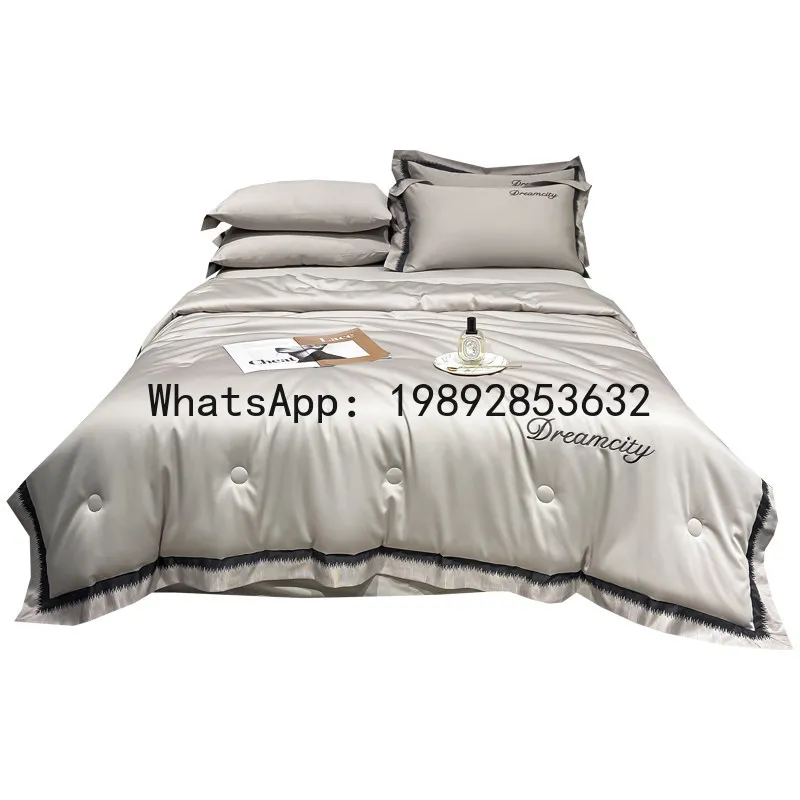 

PYJ Xia Liang Quilt Air Conditioning Washable Tencel Summer Premium Sense Single Thin Quilt