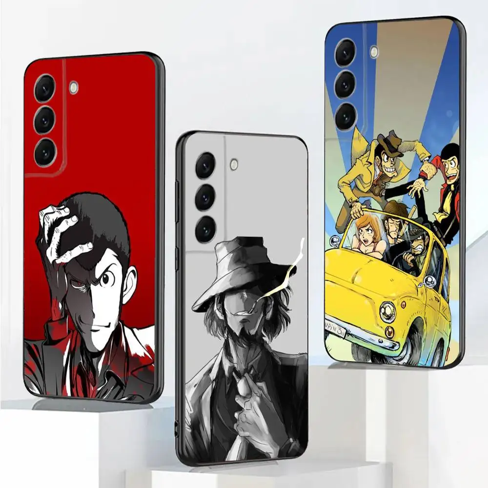 

L-Lupin the Third Phone Case For Samsung Galaxy A20,A21s,A22,A31,A32,A52,A53,A72,73,A80,A91 Soft Black Cover