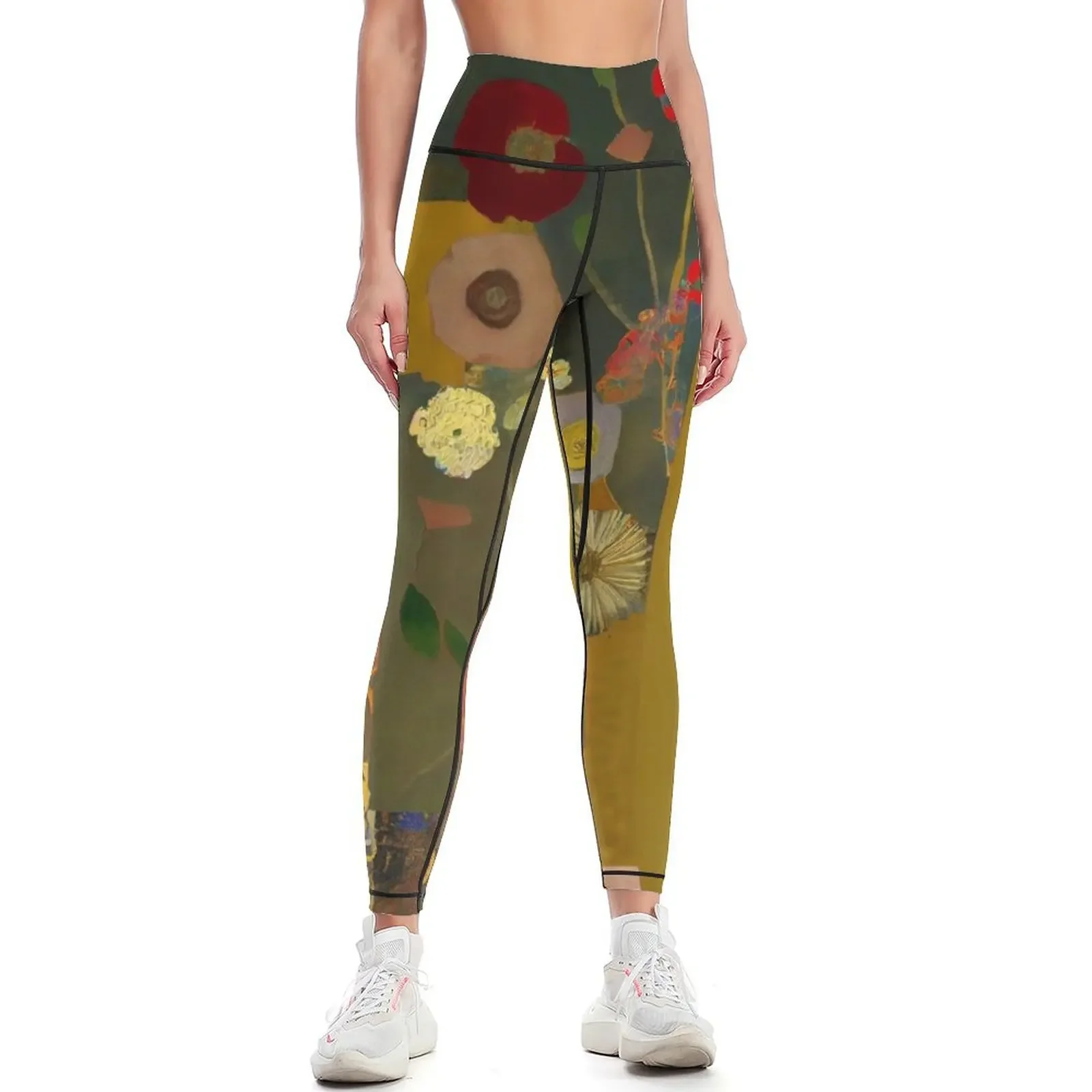 

Inspired Garden #4 Leggings Women's trousers gym womans for girls gym top Womens Leggings