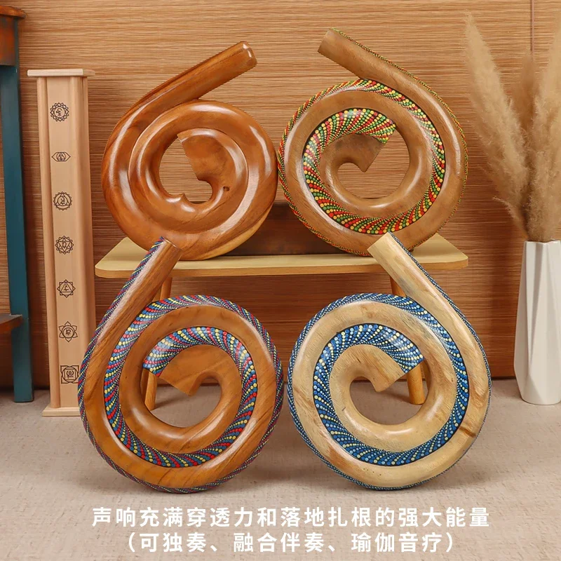 Duffle Spiral Portable Australian Blowpipe Sound Healing Instrument