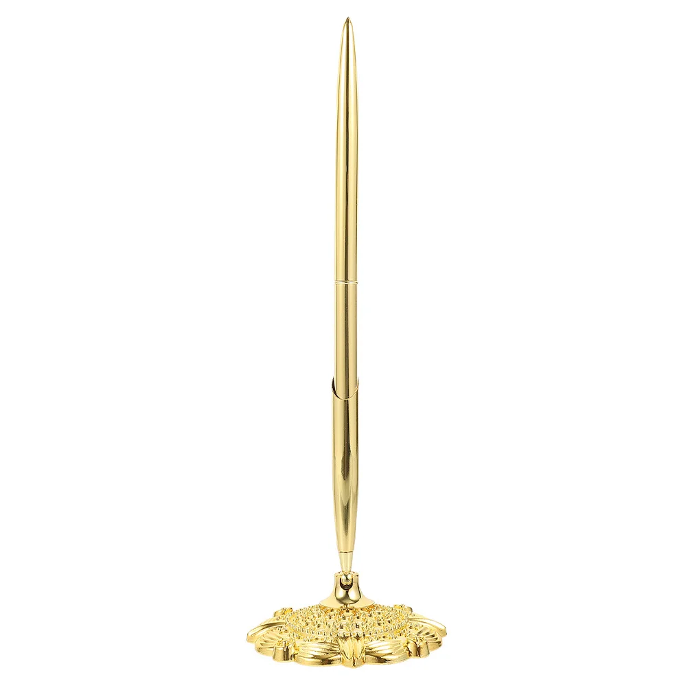 

Signature Stainless Steel Office Pen For Smooth Writing Business Gift Desk Accessory Hotel Guest Book Pen