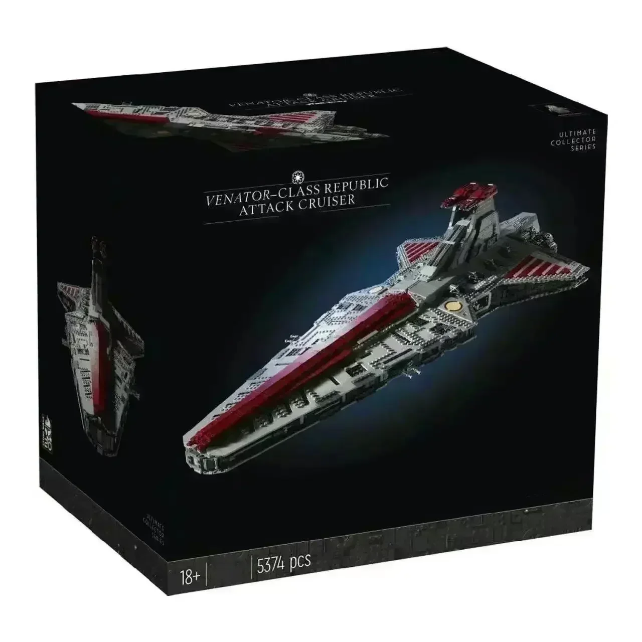 В наличии 75367, самыеgest Venator Class Republic Attacks Cruiser, модель, строительный набор, блоки, кирпичи, игрушки для взрослых, мальчиков, рождественские подарки