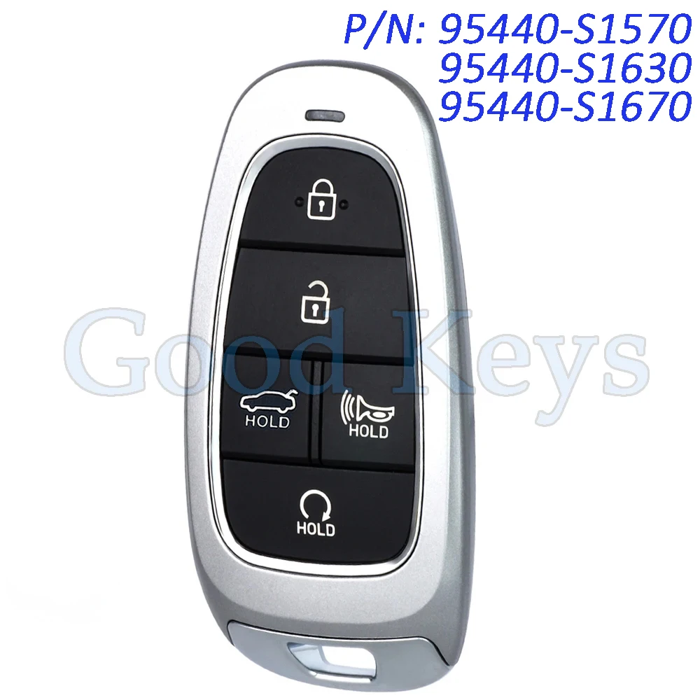 

KEYECU 95440-S1670 95440-S1630 95440-S1570 95440-S1530 Smart Remote Key Fob for Hyundai Santa Fe 2021 2022 2023 2024