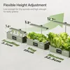 Compact Hydroponics Growing System Premium Kitchen Countertop Kit — Dimmable 24W Grow Light Plus Timer