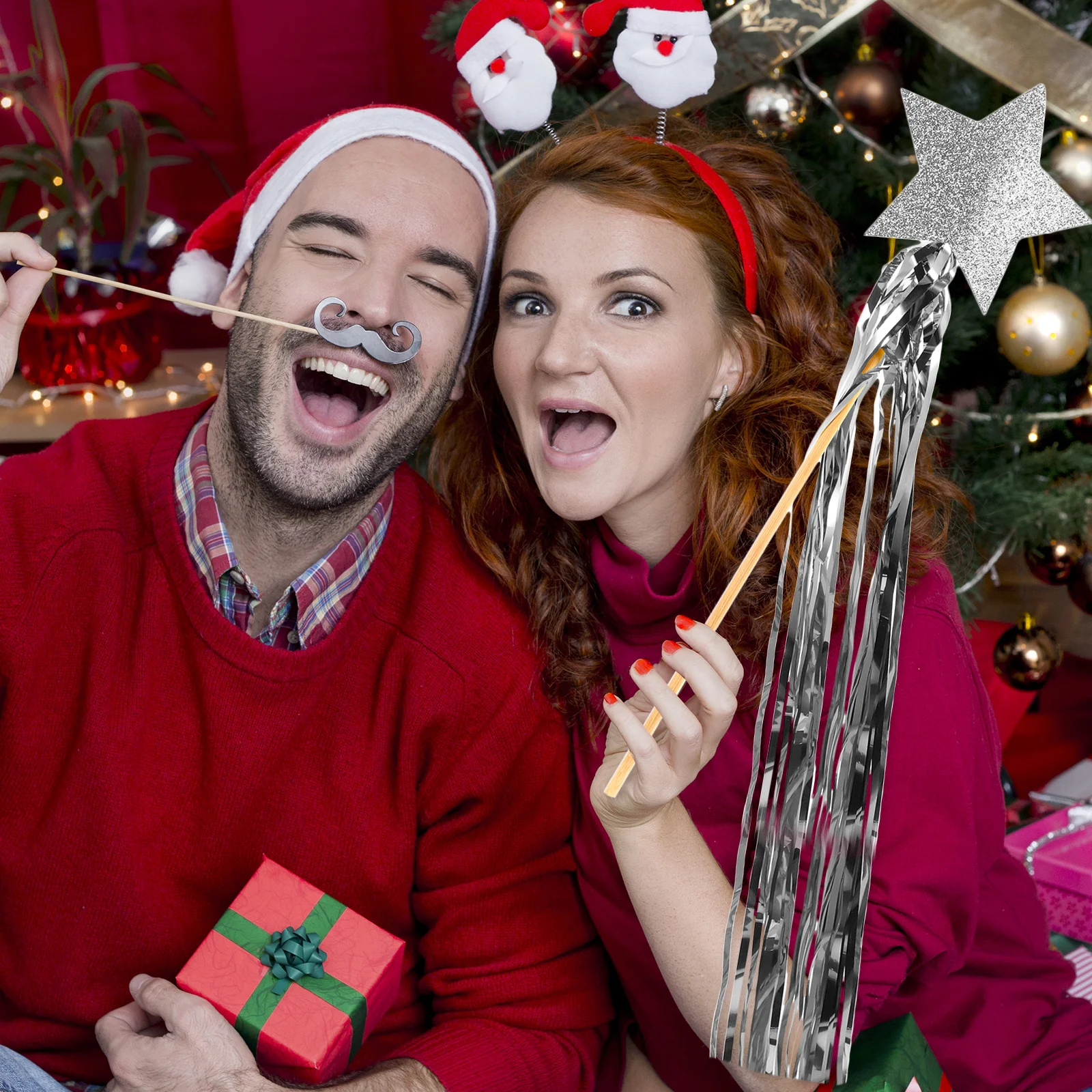 

6Pcs Angel Wand Stick Fairy Star Wand Bright Color Cute Design Wood Handle Paper Star Perfect for Parties Weddings